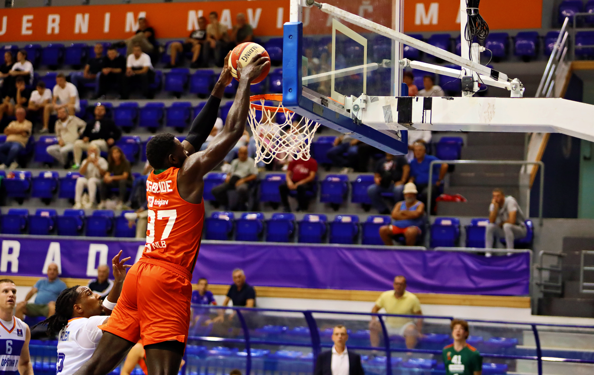 Cedevita Olimpija | Cedevita Olimpija je prišla do prve zmage v ligi ABA. | Foto Mornar-Barsko zlato/Media Pro/liga ABA