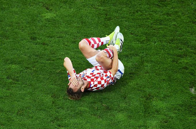 Hrvaška je na evropskem nogometnem prvenstvu izpadla v osmini finala. Usodna je bila reprezentanca Portugalske, ki jih je v 117. minuti premagala z edinim zadetkom na tekmi.  | Foto: 