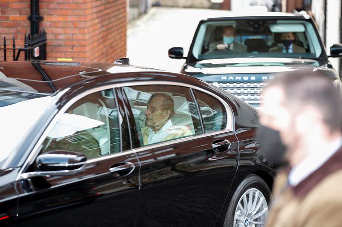 princ Filip | 99-letni vojvoda Edinburški ob odhodu iz bolnišnice | Foto Reuters