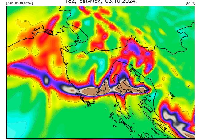 Hrvaška | Hrvaški državni hidrometeorološki zavod (DHMZ) je za danes in petek izdal rdeče vremensko opozorilo za zahodno obalo Istre, Kvarner in Velebitski kanal zaradi močnega vetra. | Foto IstraMet