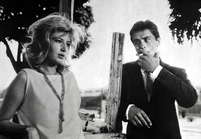 Z Alainom Delonom v filmu L'eclisse | Foto: Guliverimage/UnitedArchives