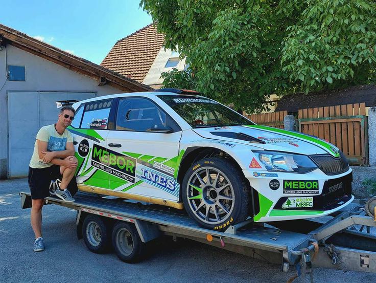 Logar jutri za volanom škode fabie R5. | Foto: 