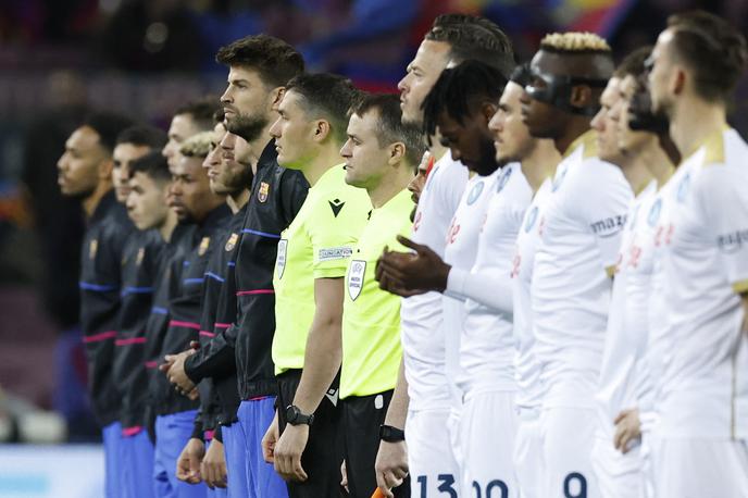 Barcelona Napoli | Barcelona je nastopila v izločilnem delu tekmovanja, ki ni liga prvakov, prvič po 18 letih. | Foto Reuters