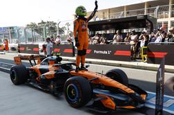McLaren in Ferrari ujela Mercedes! Na šprintu štartna vrsta povsem premešana.