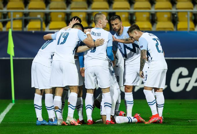 Češka Slovenija U21 proslavljanje zadetka | Foto: Vid Ponikvar