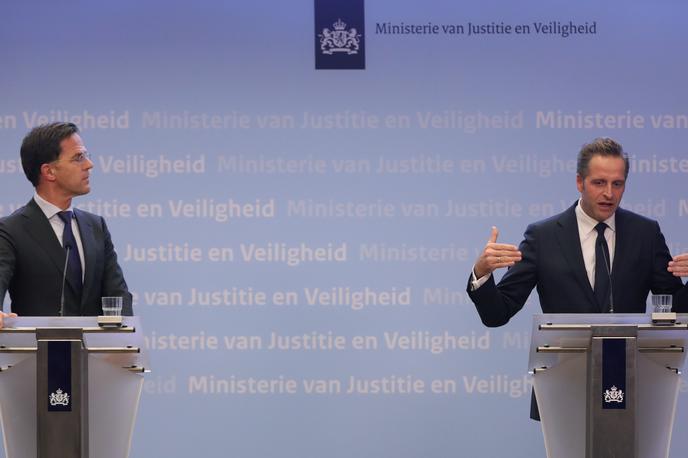 Nizozemska, Mark Rutte, Hugo de Jonge | Nizozemski premier Mark Rutte in novi nizozemski minister za zdravje Hugo de Jonge | Foto Reuters