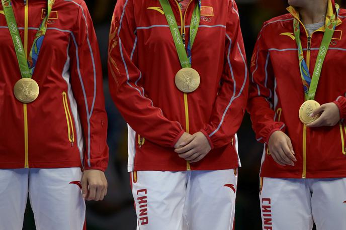 Kitajska medalje Rio | Foto Reuters