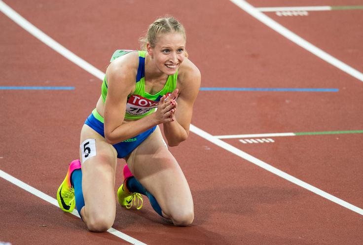 Agata Zupin Agata Zupin je bila blizu medalje v teku na 400 metrov z ovirami. | Foto: Sportida