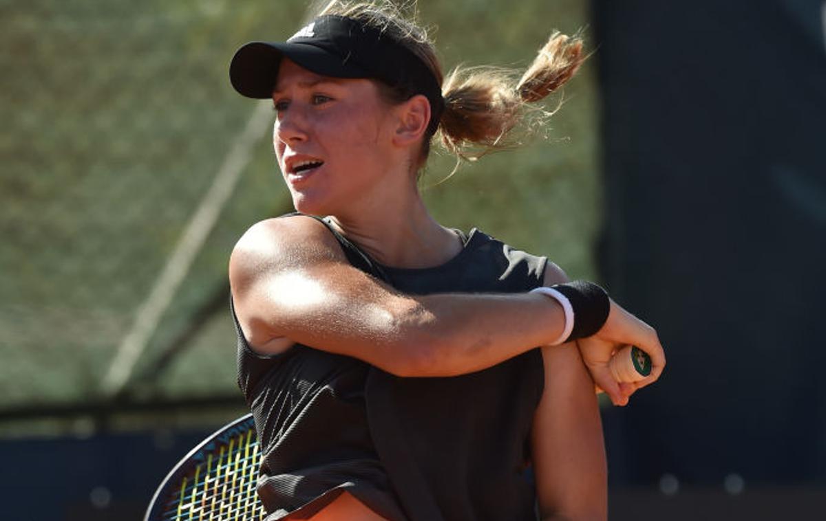 Kaja Juvan | Kaja Juvan bo prvič zaigrala v finalu med dvojicami. | Foto Gulliver/Getty Images