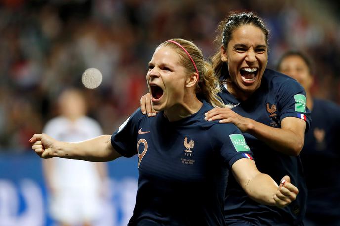 Francija SP | Francozinje so z 2:1 strle Norveško in ostale stoodstotne. | Foto Reuters