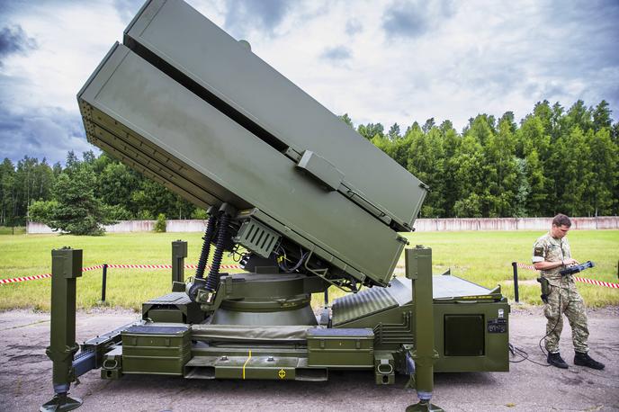 Raketni sistem Nasams | Raketni sistem Nasams sta razvila norveško podjetje Kongsberg Defence & Aerospace (KDA) in ameriško orožarsko podjetje RTX. Na fotografiji: sistem Nasams v Litvi. | Foto Guliverimage