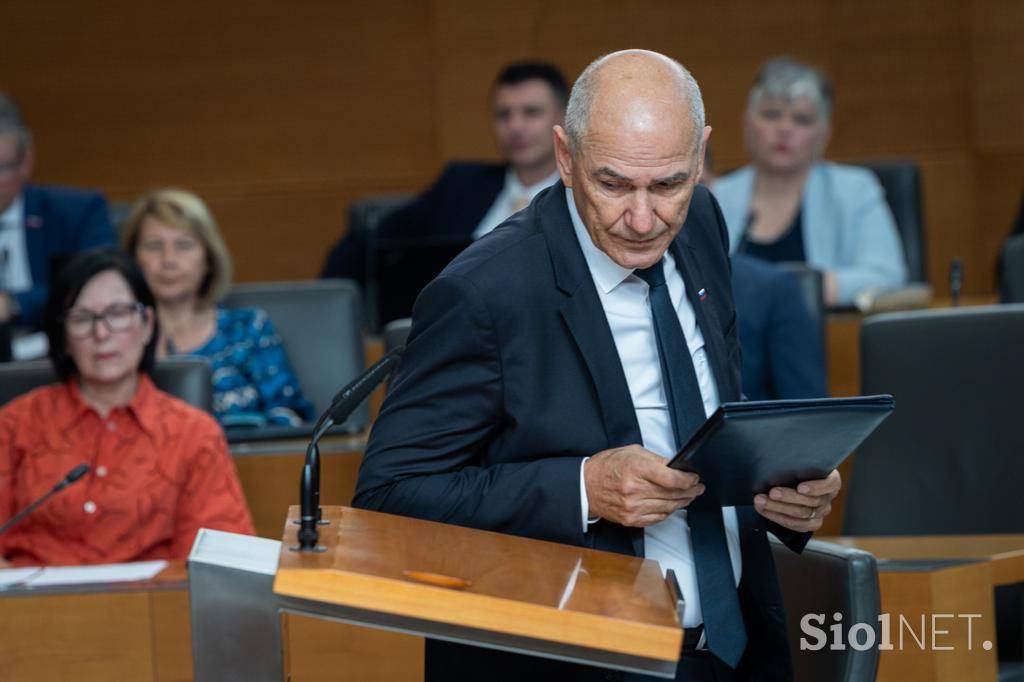Drćavni zbor, Glasovanje, Janez Janša