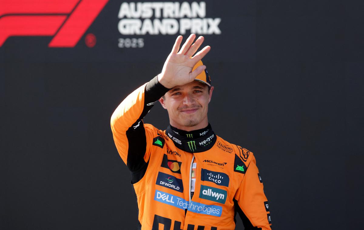 Lando Norris | Lando Norris bo enajsto dirko sezone začel s prvega štartnega mesta. | Foto Reuters