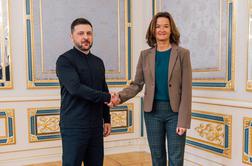 Zelenski se je Sloveniji zahvalil za pomoč