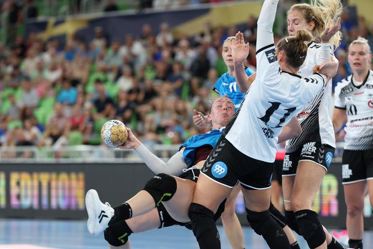Liga prvakinj: Krim Mercator - Esbjerg | Foto: www.alesfevzer.com
