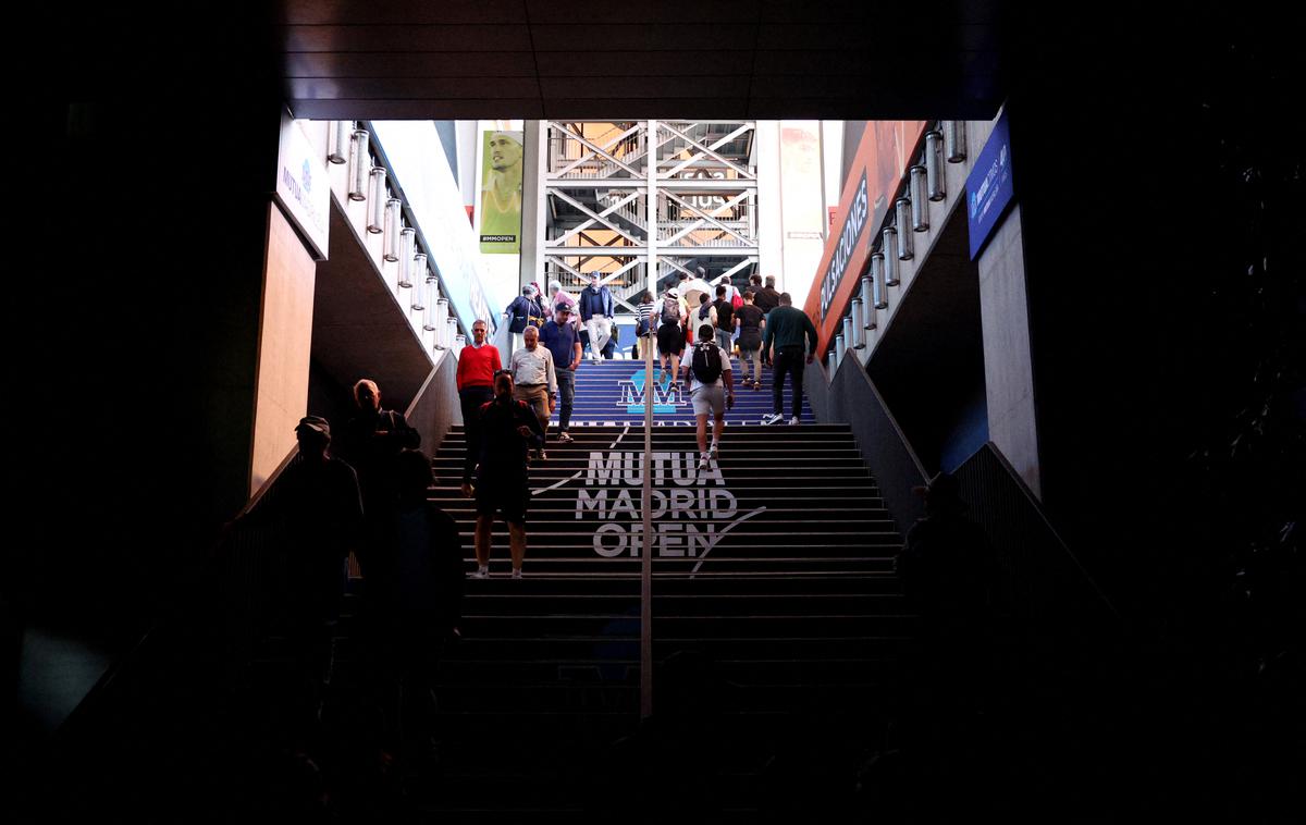 Madrid Park Manzanares | V temi se je znašla tudi osrednja teniška dvorana v parku Manzanares. | Foto Reuters