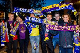 Navijači NK Maribor London Chelsea 2014