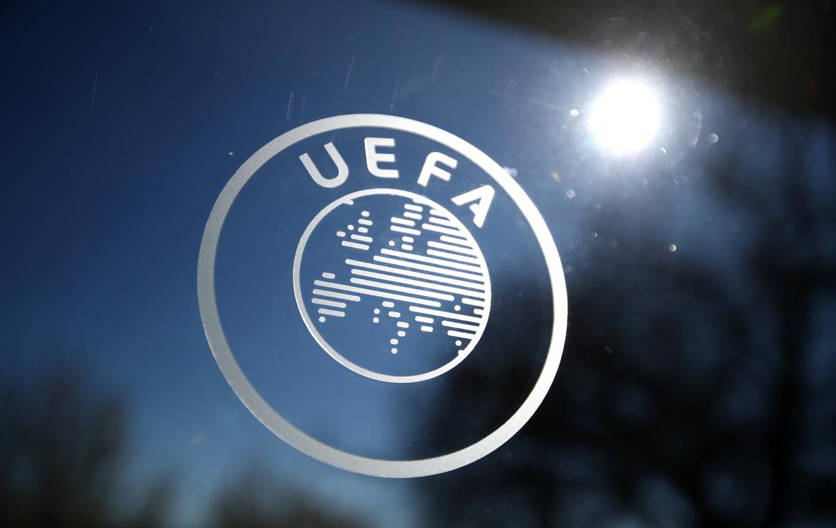 Uefa Logotip | Uefa bo prireditelja evropskega prvenstva 2028 izbrala konec leta 2023. | Foto Reuters