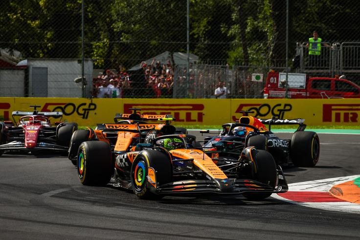 Lando Norris je osvojil drugo mesto. | Foto: Guliverimage