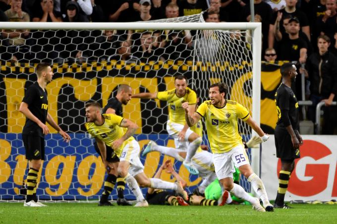 Maribor je v sredo po dramatičnem srečanju v Stockholmu po podaljšku izločil švedskega prvaka. | Foto: Reuters