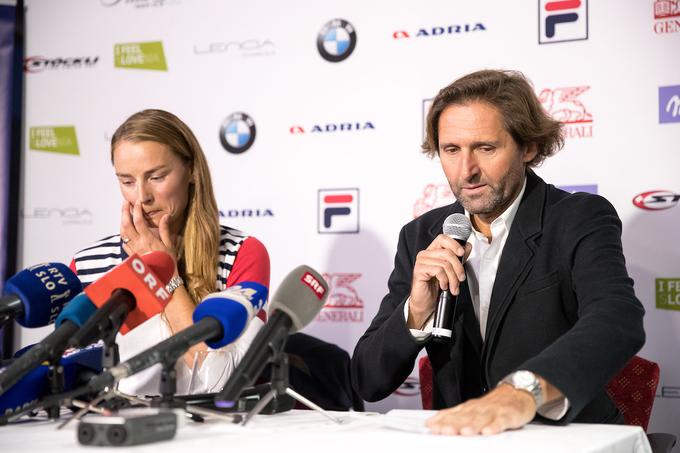 Tina Maze in Andrea Massi: nič več kot tekmovalka in trener. | Foto: Sportida
