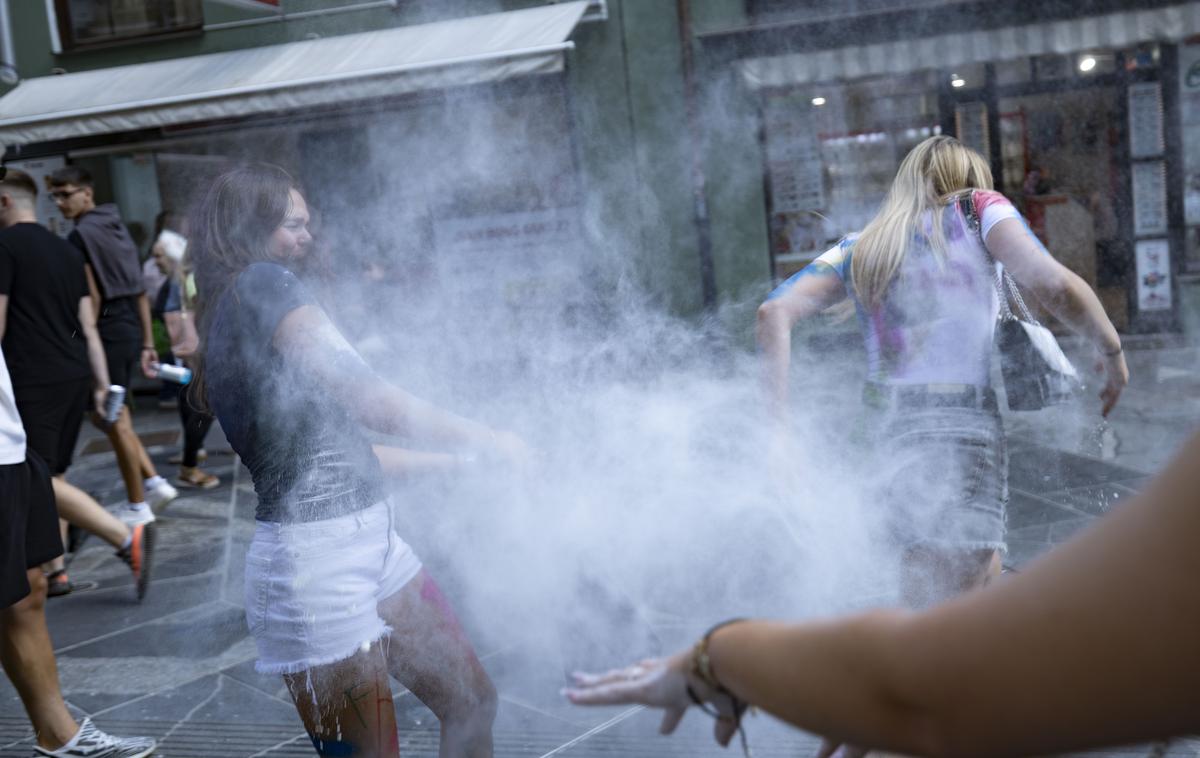 Fazani 2025 | Dijake prvih letnikov so danes čakali različni izzivi "fazaniranja". | Foto Ana Kovač