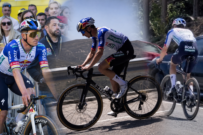Red Bull Bora hansgrohe | Ali bodo pri ekipi Red Bull - BORA - hansgrohe kmalu predstavili novo kolo? (kolaž je bil narejen s pomočjo UI). | Foto Ana Kovač, X