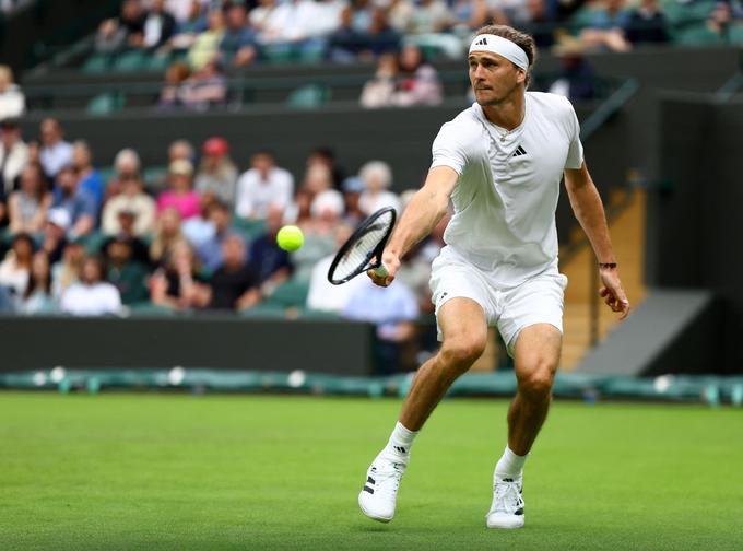 Alexander Zverev je izločil še zadnjega britanskega igralca.  | Foto: Reuters