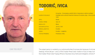 Todorić na Europolovem seznamu najbolj iskanih