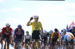 Ubežniki tokrat ujeti pred ciljem, do etapne zmage pa Wout van Aert