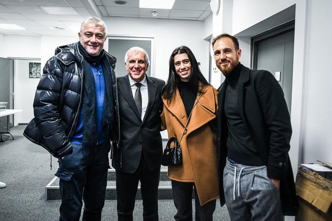 Jan Oblak Željko Obradović | Foto: Instagram/KK Partizan Mozzart Bet