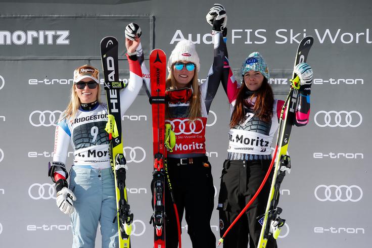 Deja vu. Iz tedna v teden. Mikaela Shiffrin na najvišji stopnički. | Foto: Getty Images