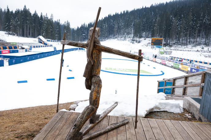 Pokljuka 2025, biatlon | Na Pokljuki so kljub izrednim vremenskim razmeram v popolnosti izpeljali program svetovnega biatlonskega pokala. | Foto Aleš Fevžer