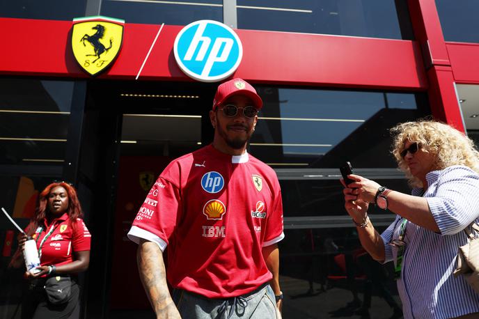 Imola Lewis Hamilton | Lewis Hamilton bo na italijanskih tleh prvič dirkal s Ferrarijem. | Foto Reuters