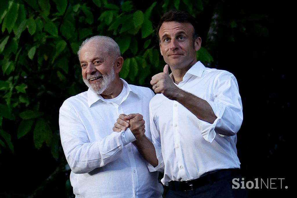 Francoski in brazilski predsednik