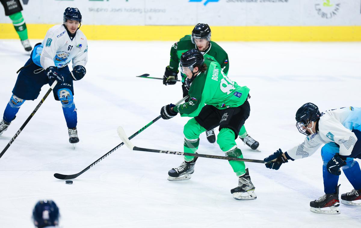 HK Olimpija Ljubljana : Triglav Kranj | Branilci državnega naslova Ljubljančani so povedli v polfinalu proti Triglavu. | Foto Filip Barbalić