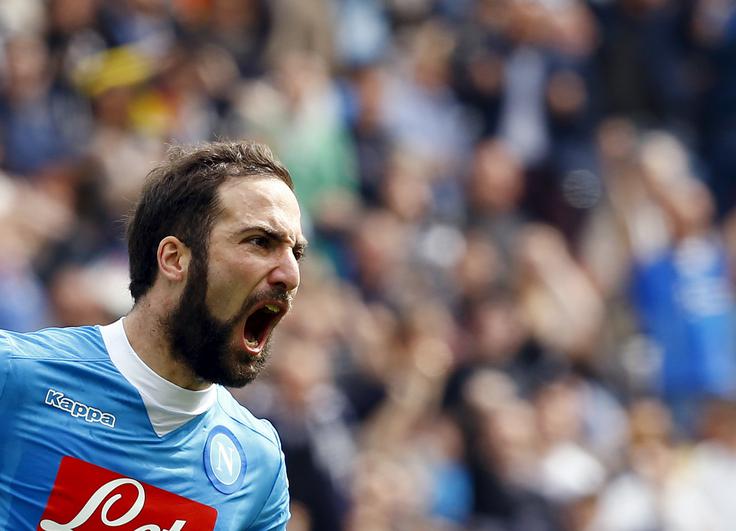 Gonzalo Higuain Bo Gonzalo Higuain letos ob rekord? | Foto: Reuters
