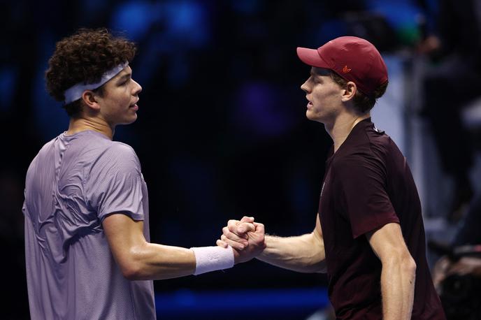 Ben Shelton Jannik Sinner | Ben Shelton in Jannik Sinner | Foto Reuters