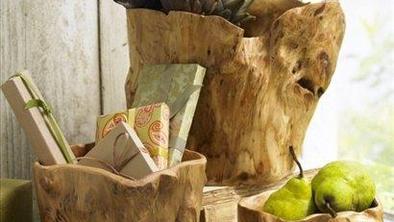 Surov les je hit pri urejanju doma