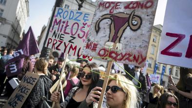 Na Poljskem demonstracije proti omejitvi pravice do splava