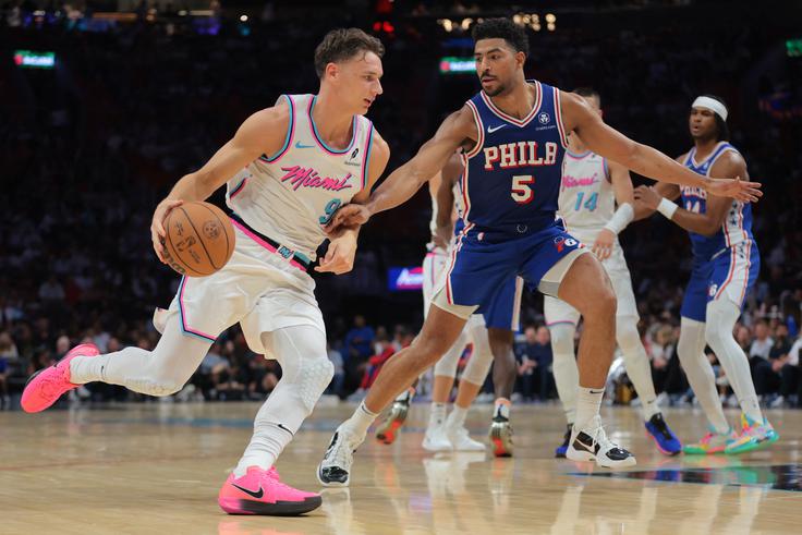 Miami je bil boljši od Philadelphie za 12 točk. | Foto: Reuters