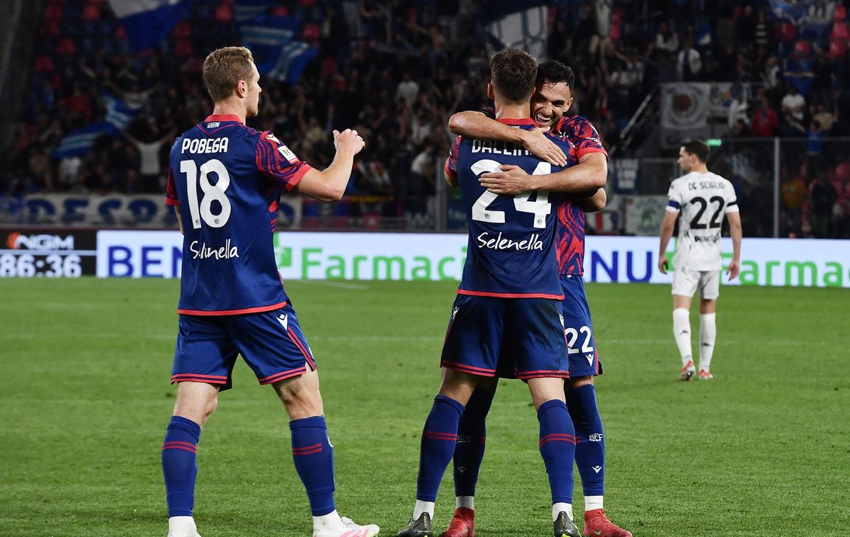 Bologna | Bologna se je prvič po letu 1974 uvrstila v finale italijanskega pokala. Za lovoriko se bo pomerila z AC Milanom. | Foto Reuters