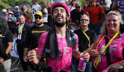 Ben Healy zdaj sanja v rumenem: To je čista pravljica