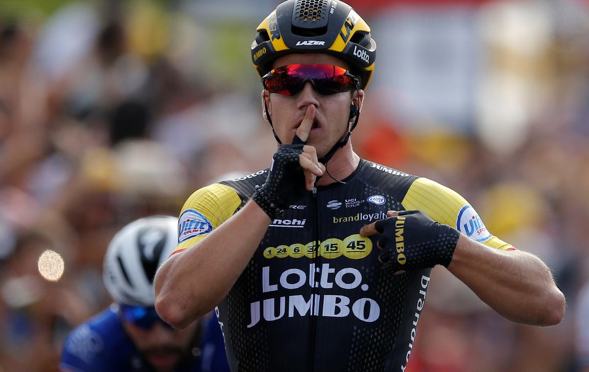 Dylan Groenewegen Tour | Dylan Groenewegen e zmagovalec prve etape kolesarske dirke svetovne serije Pariz-Nica. | Foto Reuters