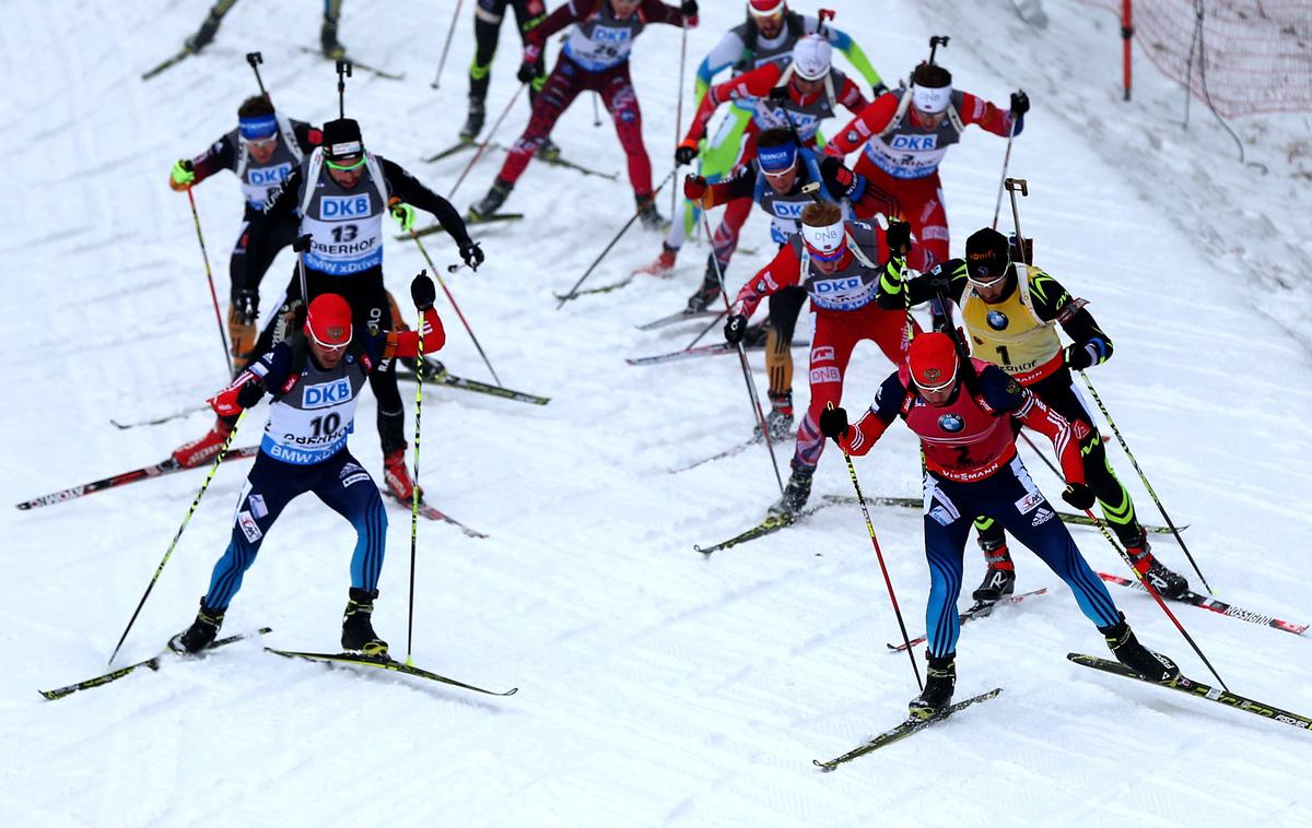 Oberhof, biatlon | Biatlonci so se pomerili v štafeti. | Foto Getty Images