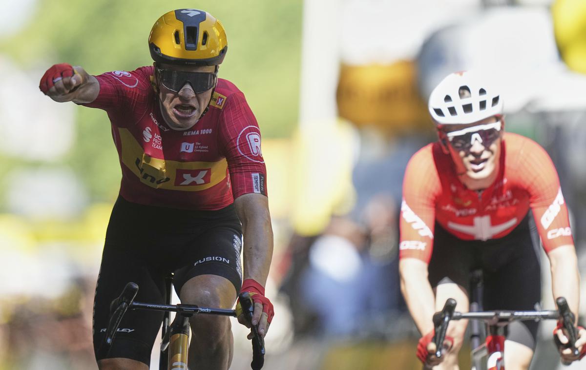 Jonas Abrahamsen | Etapa v Toulousu (156,8 km) je pripadla ubežniku Norvežanu Jonasu Abrahamsenu (Uno-X Mobility). | Foto Guliverimage