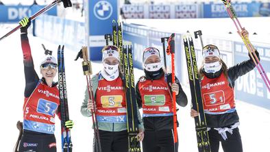 Norvežanke ubranile naslov, Slovenke v ozadju