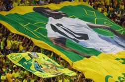 Brazilci odslej zaradi Peleja s tremi srci namesto zvezdic?
