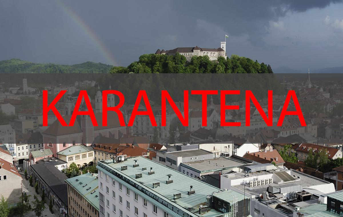 Karantena. Ljubljana. | Foto Getty Images