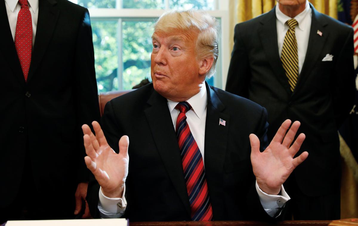 Donald Trump | Donald Trump je prepričan, da je bil to eden najslabših poskusov pometanja zadeve pod preprogo v zgodovini takšnih poskusov. | Foto Reuters